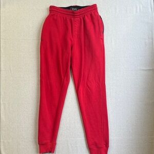 CSG Champs Sports Gear Red Jogger Sweatpants Men’s Medium Athleisure
